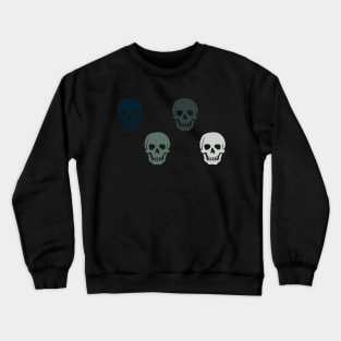 Dark Skull Pattern Crewneck Sweatshirt